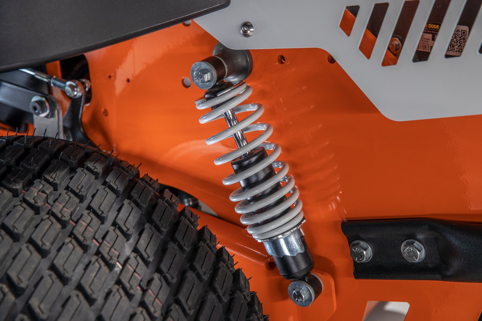 RZ rear suspension closeup of suspension