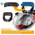 Kanoyard Titan-Cut 4800W | Professional Dust-Free Wall Chaser - Image 6