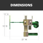 Wilderness Gym Swing Set - Image 24