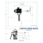 Canyon Creek Swing Set – White - Image 2