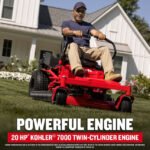 CRAFTSMAN Z5200 | 42 in Gas Zero-Turn Riding Lawn Mower | 20HP Kohler 7000 Twin-Cylinder Engine | High Back Seat (17RRFACS093) - Image 4
