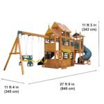 Bear Cave Lodge Swing Set - Installation Available - Image 5