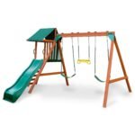 Basic Swing Set with Slide - Image 3