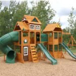 Paramount Wooden Swing Set / Playset - Image 2