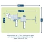 Paramount Wooden Swing Set / Playset - Image 18