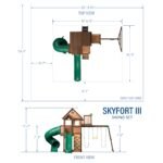 Skyfort III Swing Set - Image 2