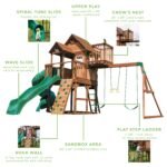 Skyfort III Swing Set - Image 3
