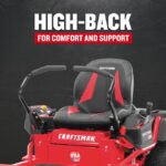 CRAFTSMAN Z5200 | 42 in Gas Zero-Turn Riding Lawn Mower | 20HP Kohler 7000 Twin-Cylinder Engine | High Back Seat (17RRFACS093) - Image 7