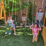 Bear Cave Lodge Swing Set - Installation Available - Image 8