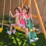 Bear Cave Lodge Swing Set - Installation Available - Image 11
