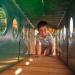 Bear Cave Lodge Swing Set - Installation Available - Image 13