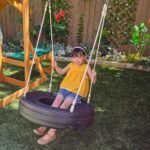 Bear Cave Lodge Swing Set - Installation Available - Image 17