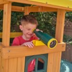 Bear Cave Lodge Swing Set - Installation Available - Image 23