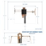 Dover Bay Swing Set with Monkey Bars - Image 2